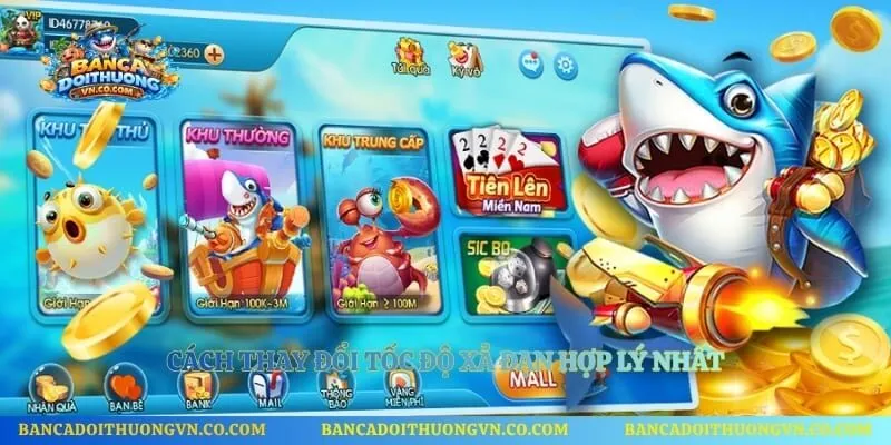 Cách thay đổi tốc độ xả đạn hợp lý nhất