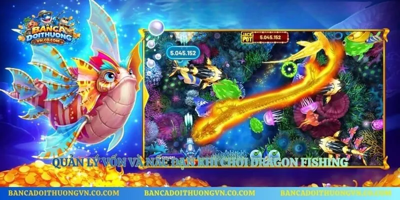 Quản lý vốn và nấc đạn khi chơi Dragon Fishing
